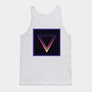 inverted triangle glow Tank Top